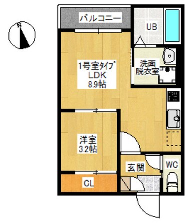 Regalest 長束の物件間取画像